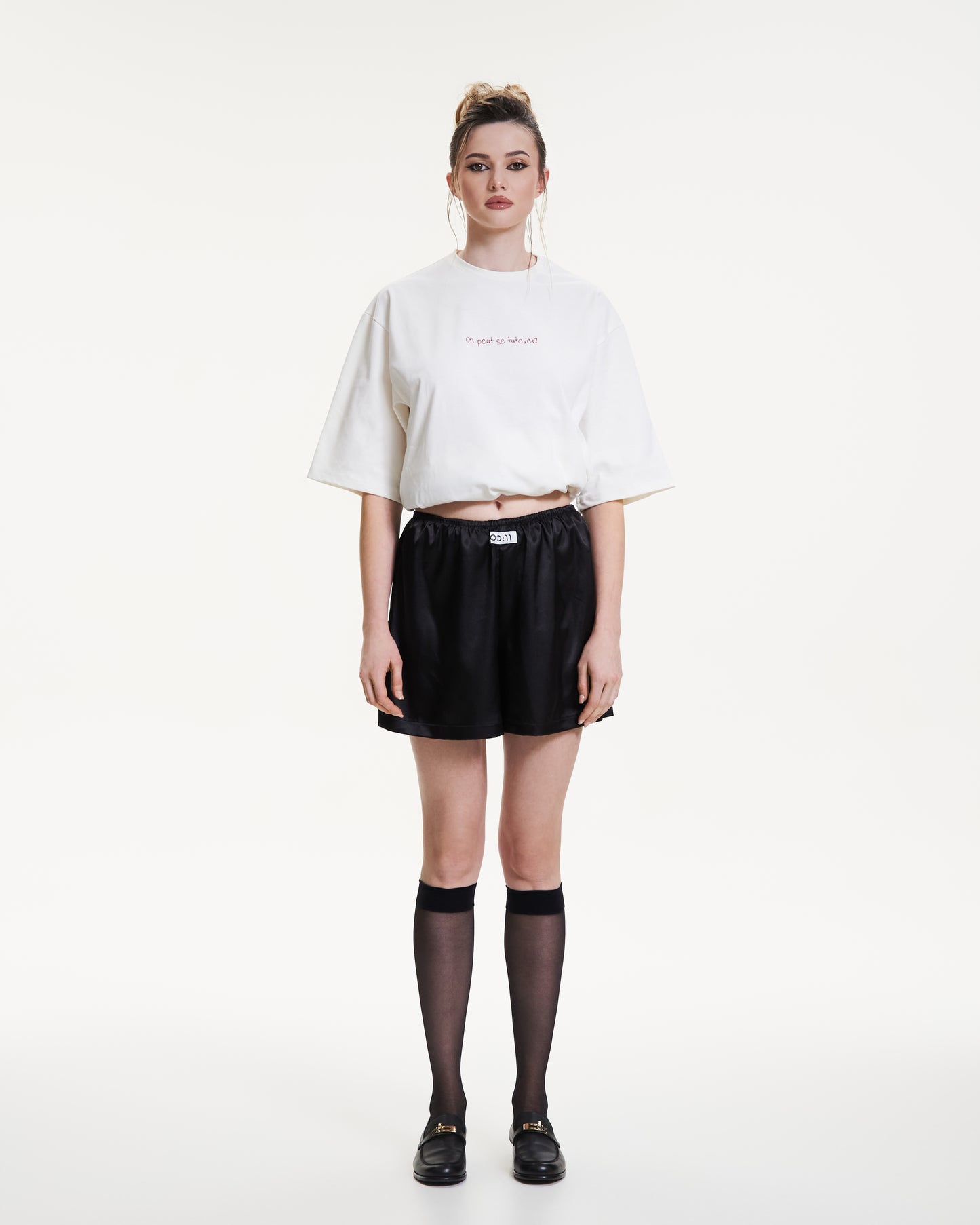 "On peut se tutoyer" boyfriend t-shirt