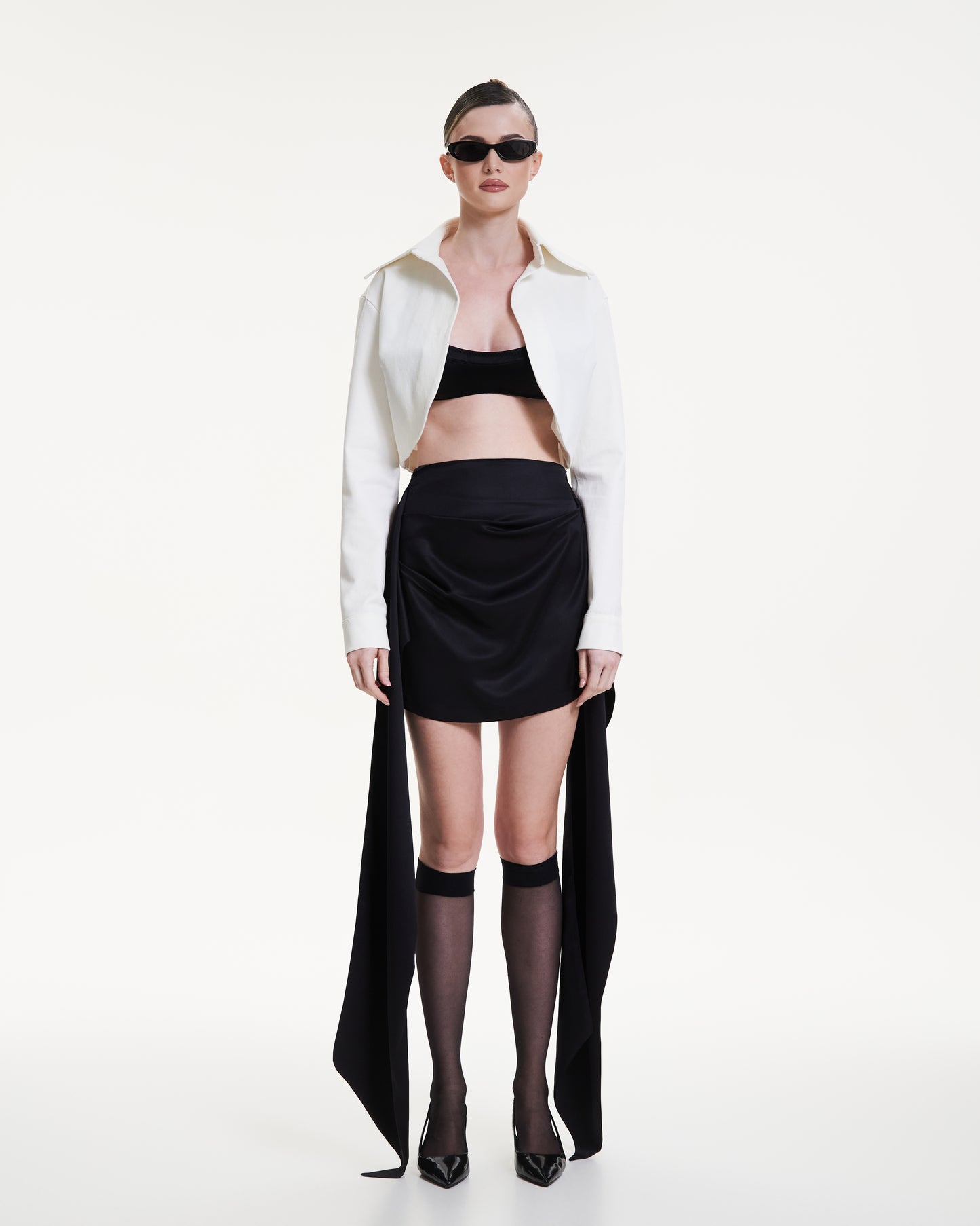 Cropped overshirt