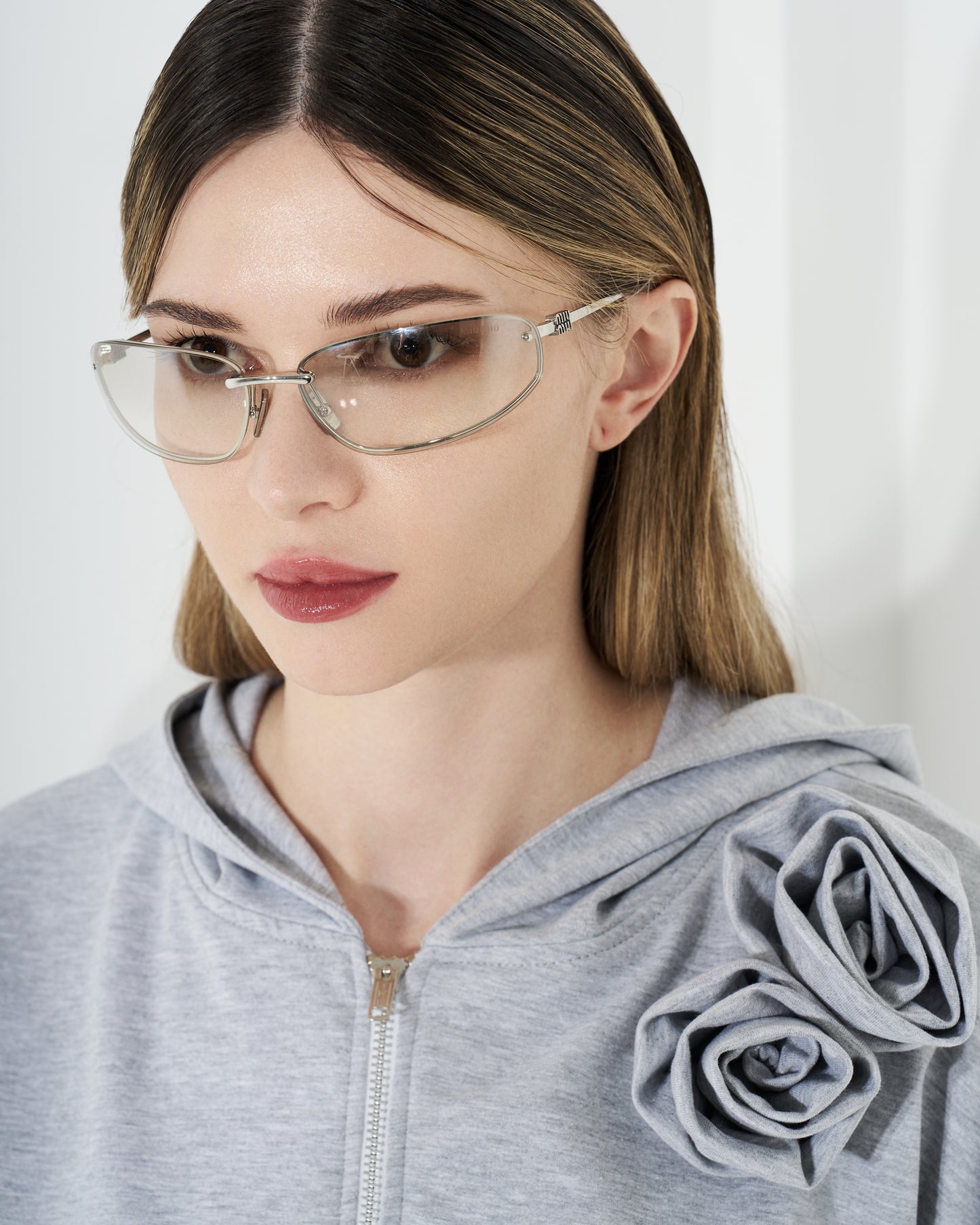 Tatiana Grey Melange Hoodie