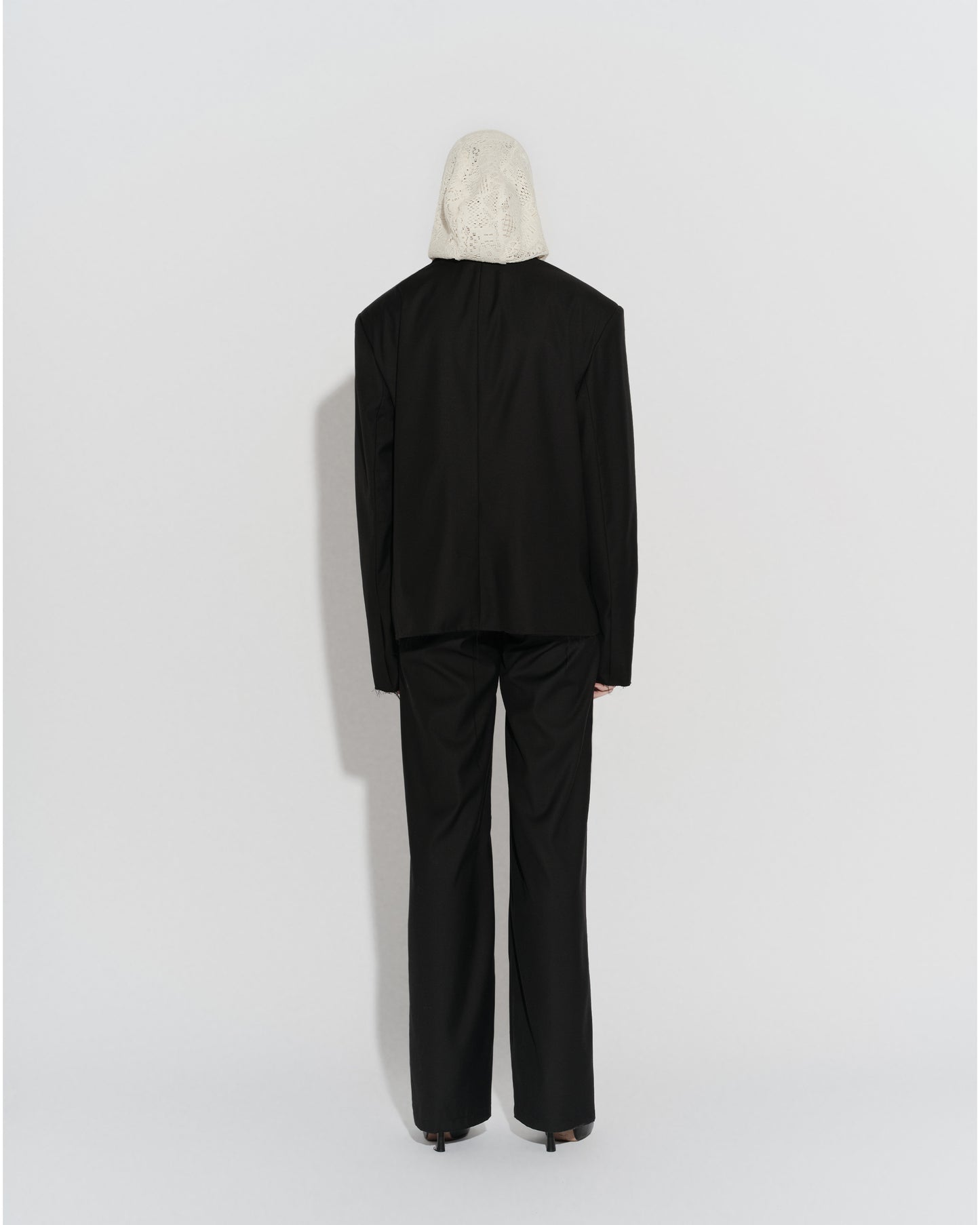 "CANDLELIT" HOODED BLAZER