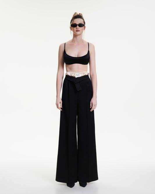 Wool tailored trousers