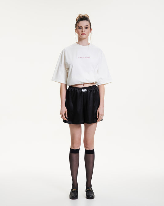 "On peut se tutoyer" boyfriend t-shirt
