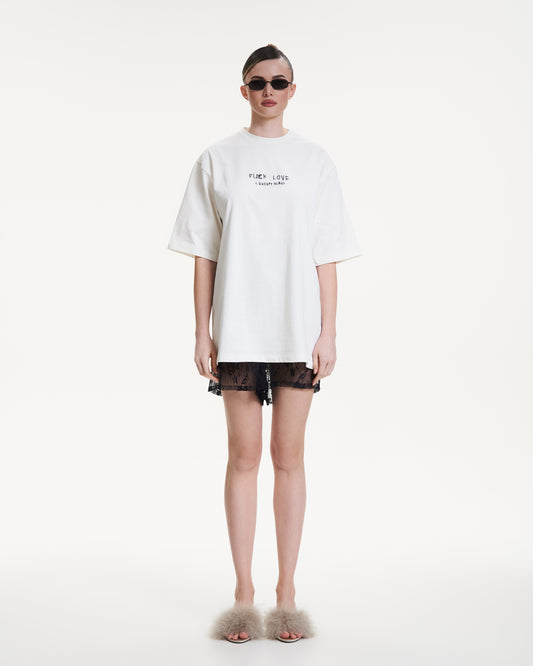 "F love" boyfriend t-shirt