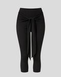 "Core memory" Capri Pants - Black