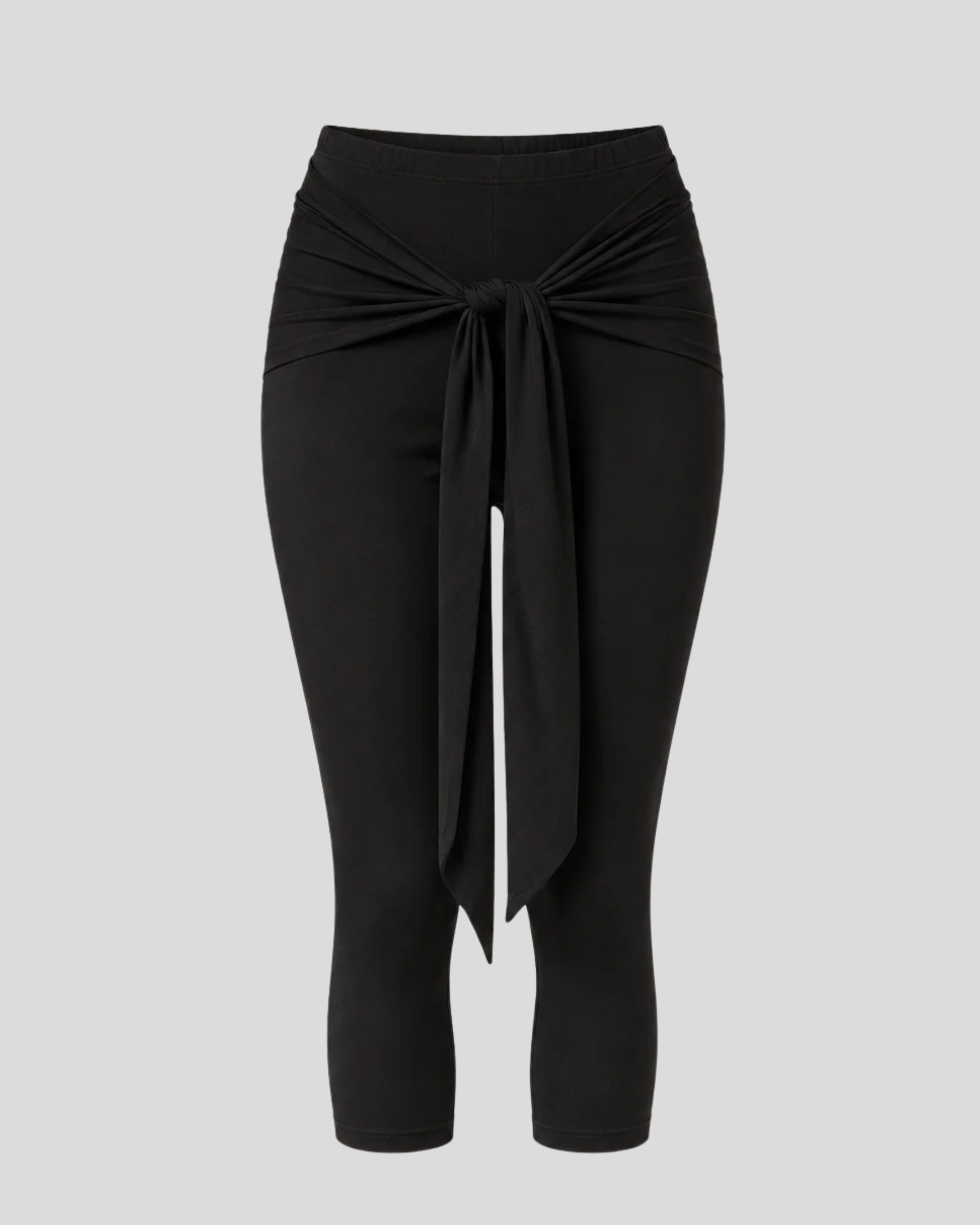 "Core memory" Capri Pants - Black