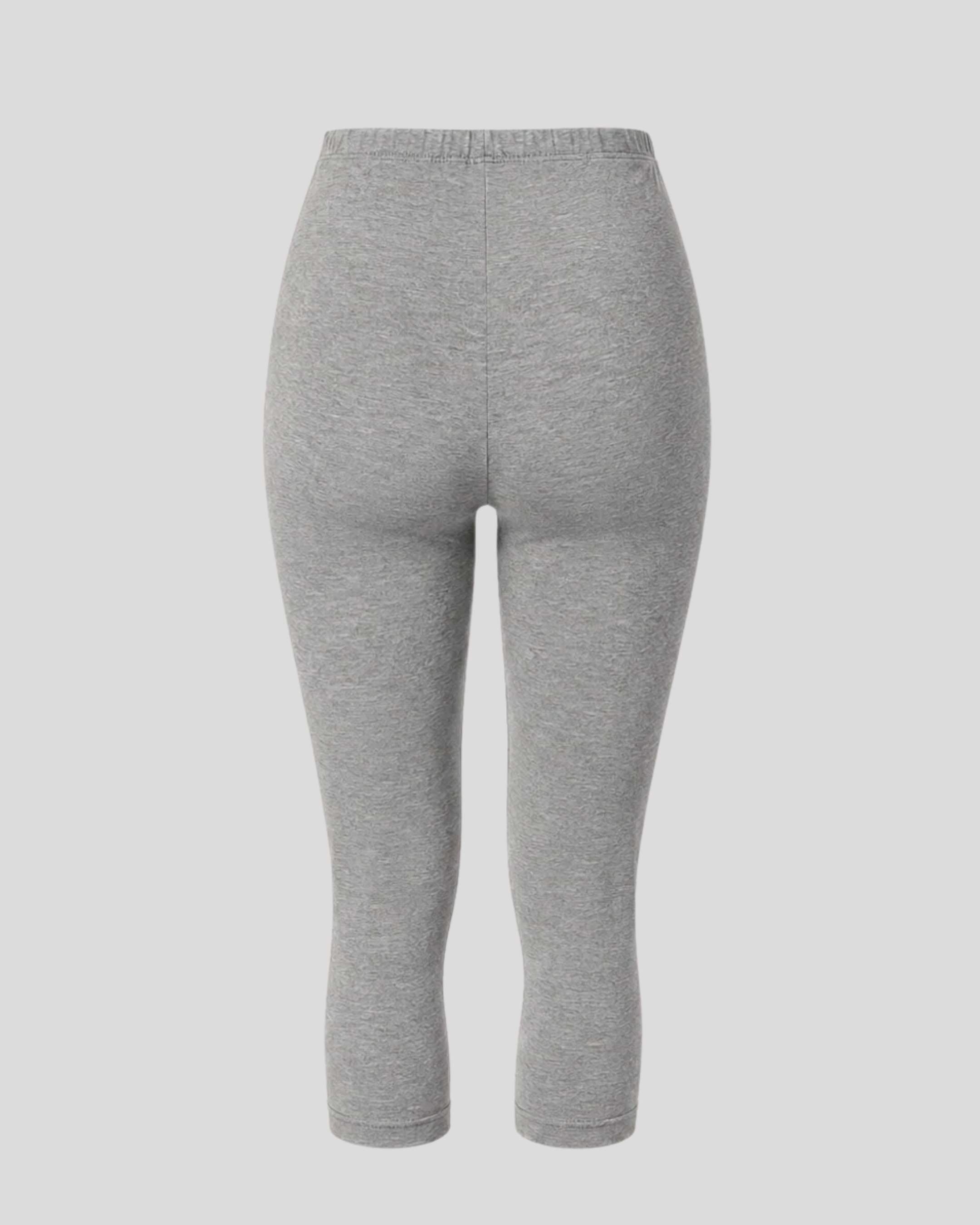 "Core memory" Capri Pants - Grey Melange