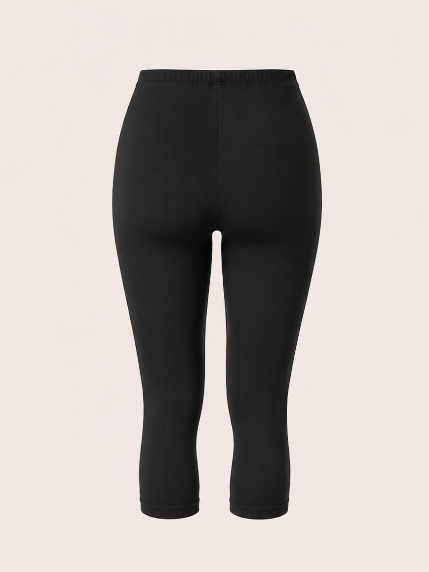"Core memory" Capri Pants - Black