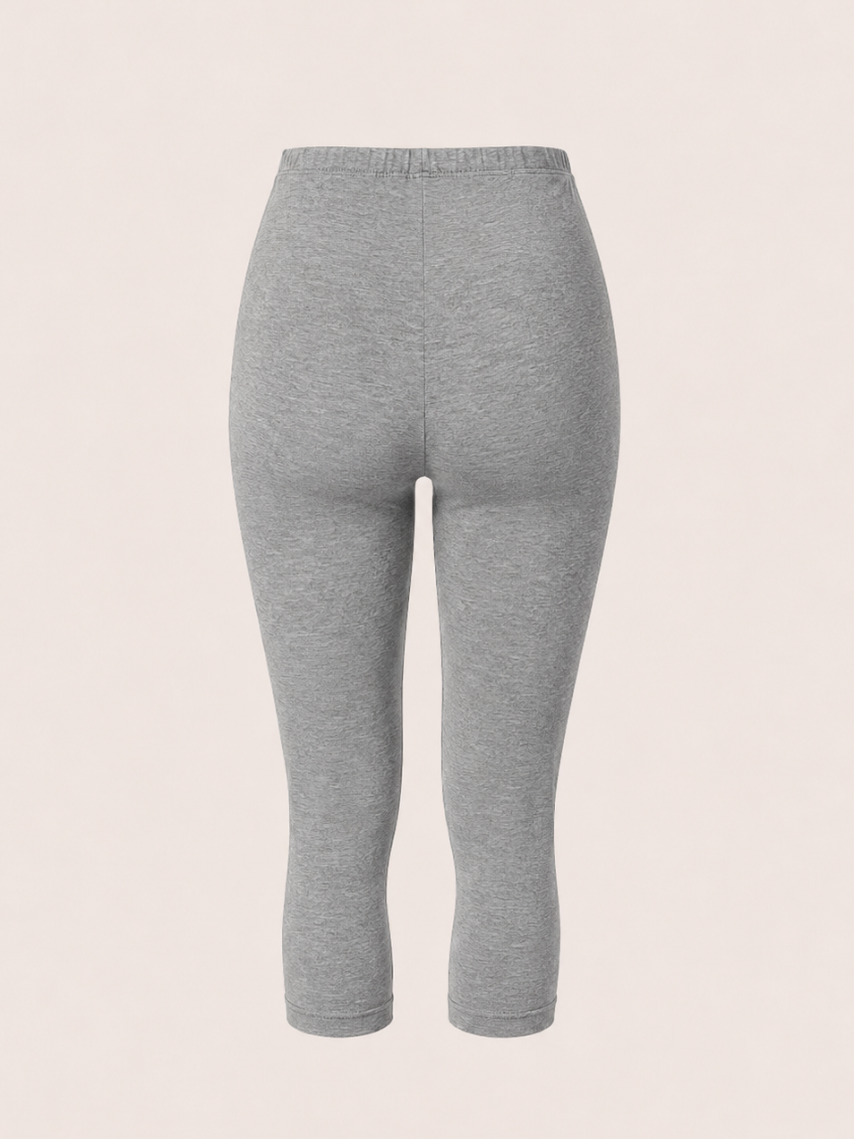 "Core memory" Capri Pants - Grey Melange