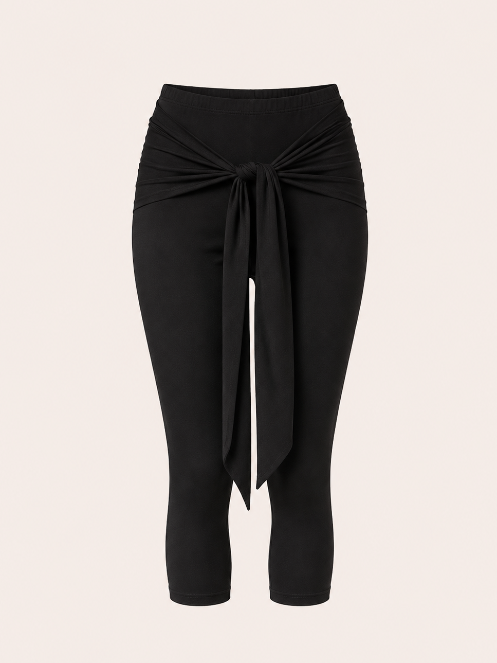"Core memory" Capri Pants - Black