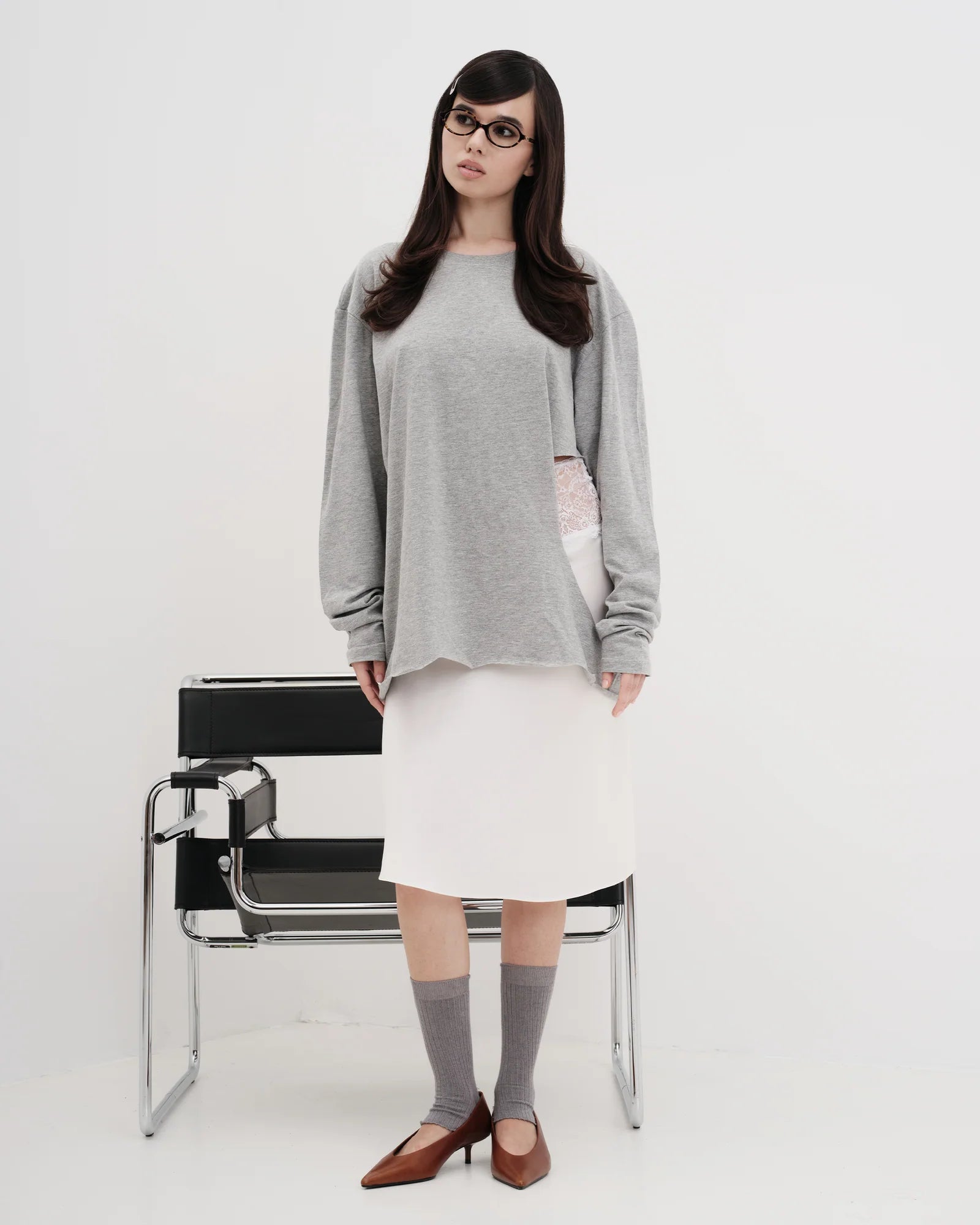 “One-Sided Story” Blouse