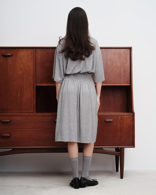 "Core memory" Skirt - Grey Melange