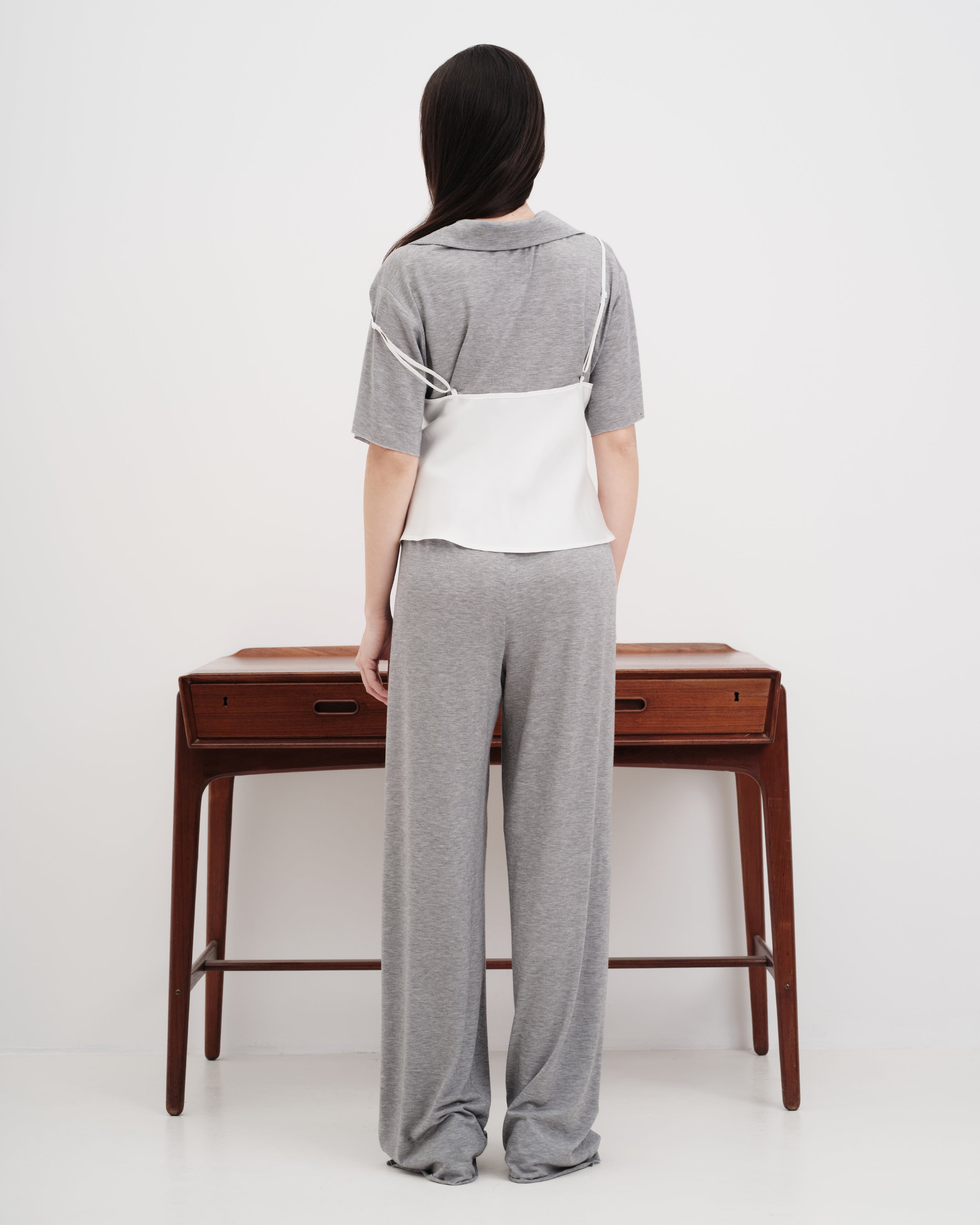 "Core memory" Pants - Grey Melange