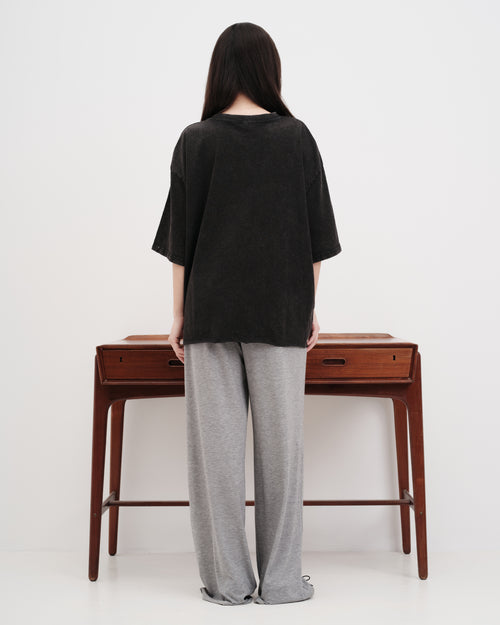 "I am a museum" Tee - Washed Black