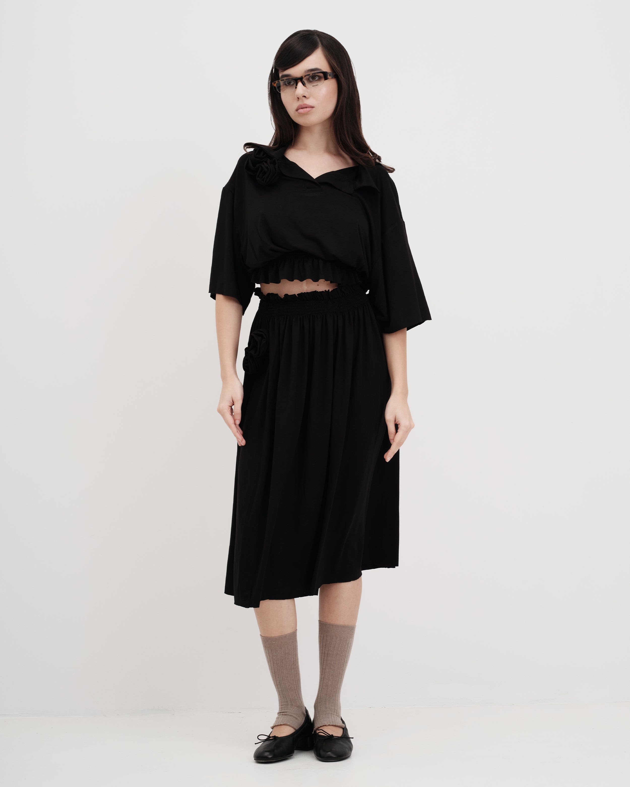 "Core memory" Skirt - Black